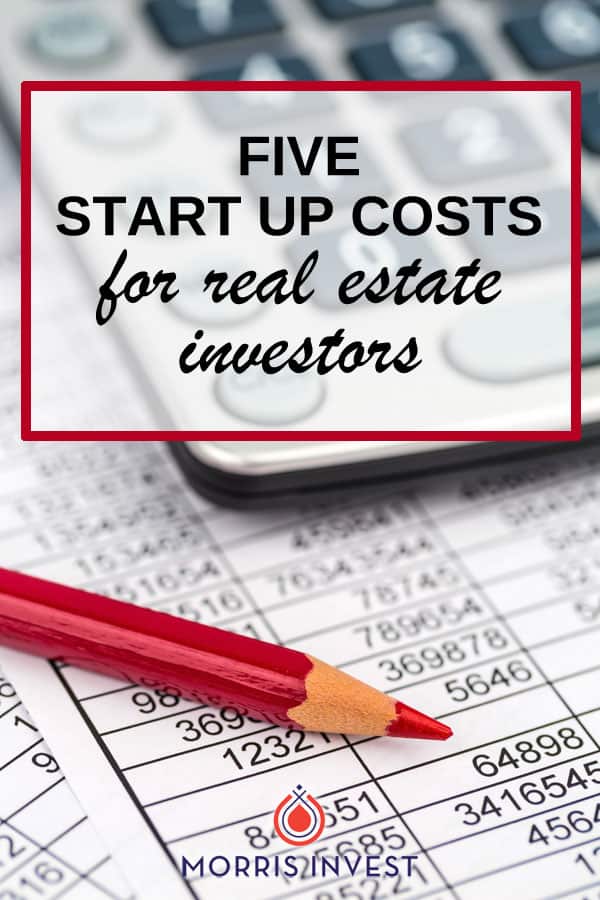  We’ve discussed the regular expenses you should account for as a real estate investor, but what should you expect when you’re just getting started? There are a few start up costs you will incur when you begin investing in real estate. 
