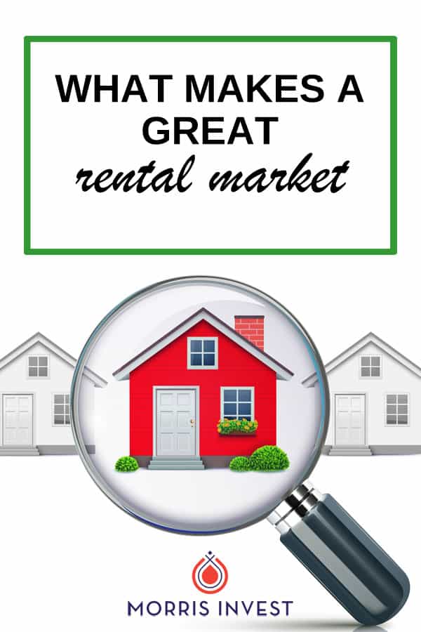  There are a number of key indicators you could measure while assessing a rental market, but these are the five that I personally care about most when considering investing in a rental market 