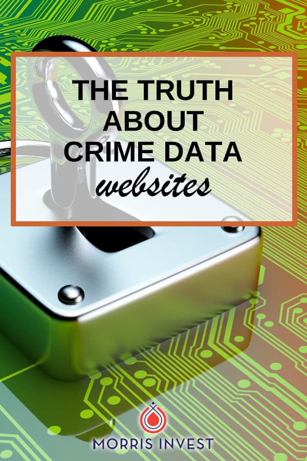  Things to know before using crime data websites to make decisions about where to invest in real estate. 