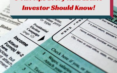 3 Tax Tips Every Real Estate Investor Should Know