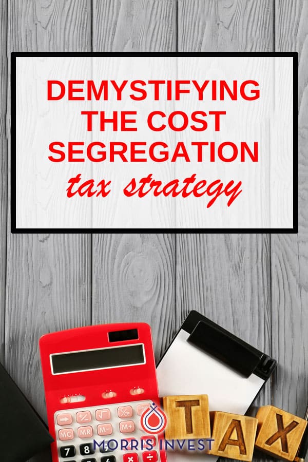  For some real estate investors, cost segregation is a better approach for saving on taxes. A cost segregation allows an investor to front-load their depreciation schedule. 