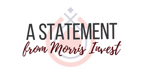 A Statement from Morris Invest