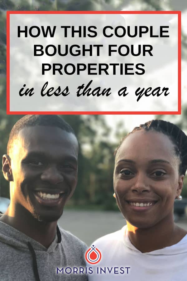  This couple started purchasing real estate in the summer of 2017. This year, they're set to have a minimum of 12 properties. Currently,this couple has four rental houses. Here's their story. 