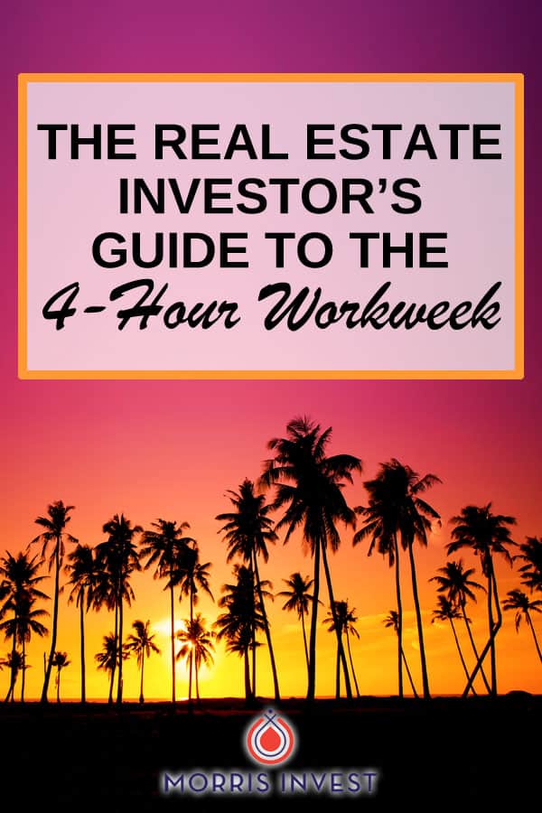  In the book The 4-Hour Workweek by Tim Ferris, there are three key principles that apply specifically to real estate investors that can help you earn passive income and reach financial freedom. 