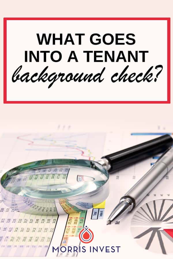  When it comes to screening tenants, many landlords will run a background check. Here's what that involves. 