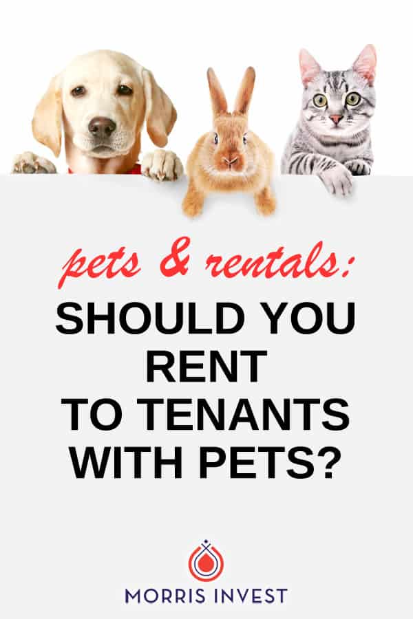  As a landlord,one of the decisions you'll need to make about your rental business is whether or not to allow pets. And there’s a lot to consider! 